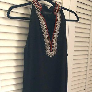 Anthropologie THML Medium Navy Boho Dress